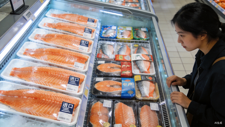 年花百亿抢进口三文鱼,国产万吨为啥没人买?